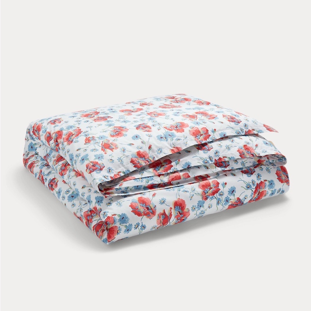 Ralph Lauren Floral Bedding Set Kylah- Red and Blue
